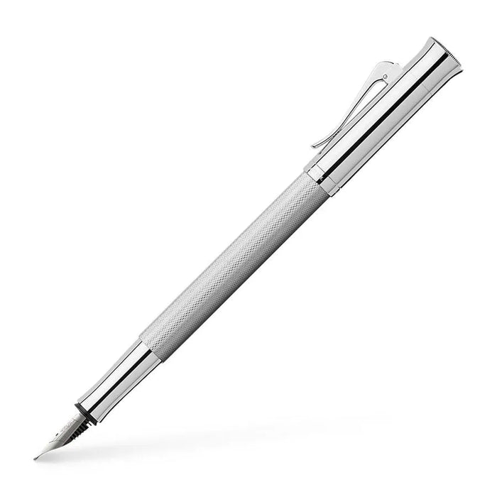 Graf von Faber-Castell Guilloche Fountain Pen-Rhodium