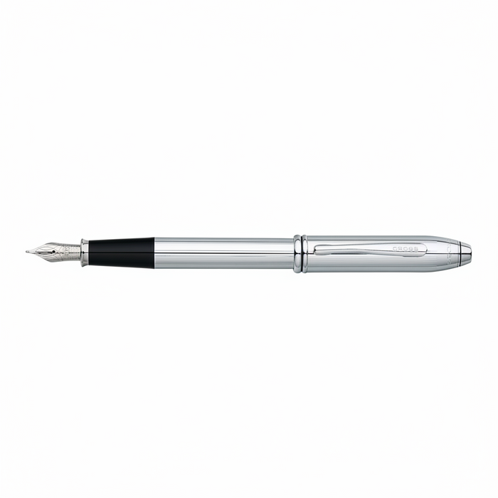 Cross Townsend Fountain Pen-Lustrous Chrome