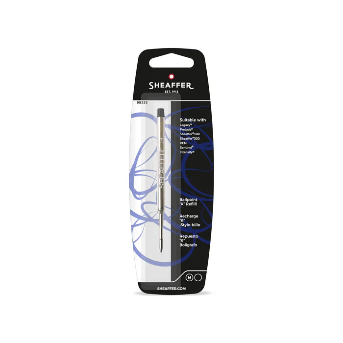 Sheaffer® Ballpoint Refill "K" Style-Black Medium