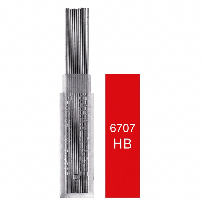 A pack of 12 graphite Caran d'Ache HB leads for mechanical pencils. Reference No. Caran d'Ache 6707.350
