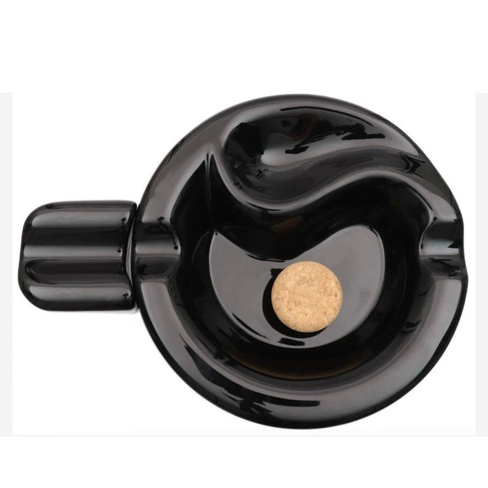 Peterson Cigar/Pipe Ashtray with Cork Pipe Knocker