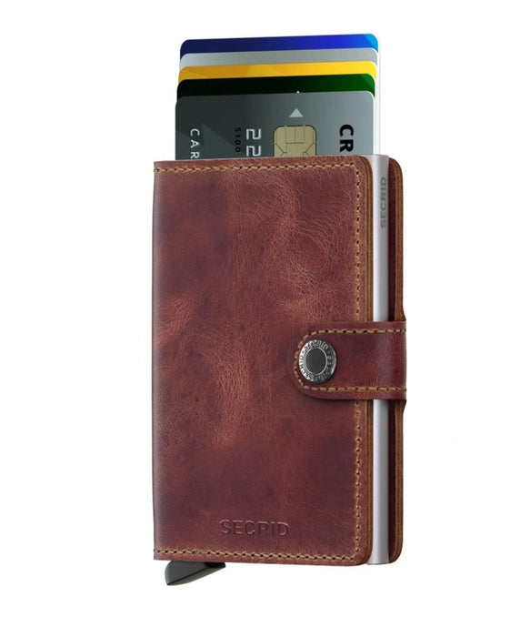 Secrid Mini Wallet Vintage Brown