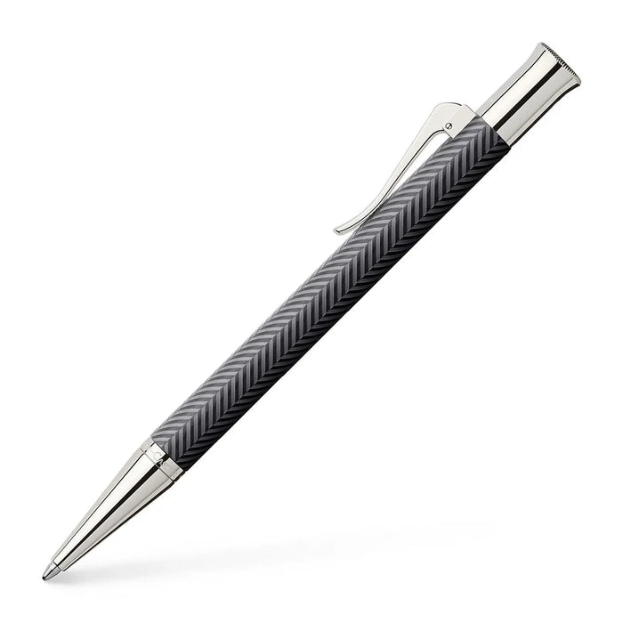 Graf von Faber-Castell Guilloche Ciselé Ballpoint Pen-Anthracite