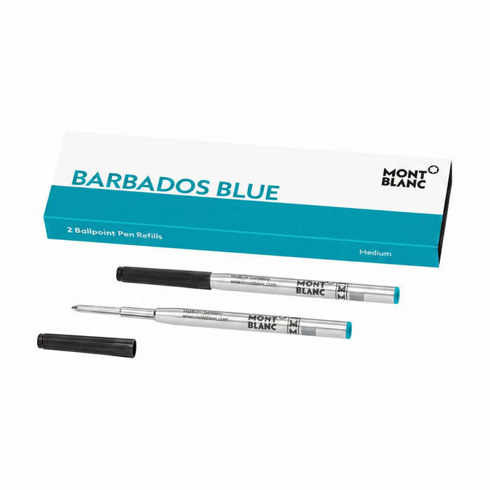 Montblanc Ballpoint Pen Refill Medium-Barbados Blue