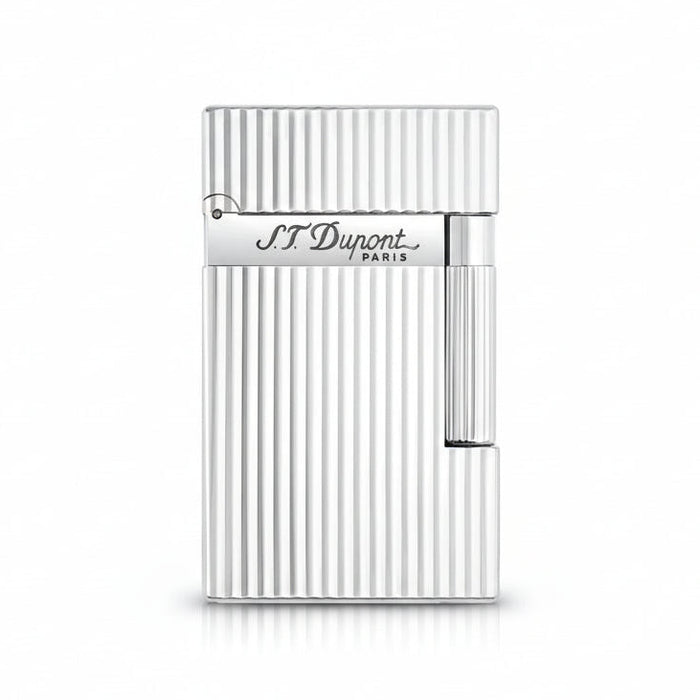 S.T. Dupont Ligne 2 Silver Vertical Lines