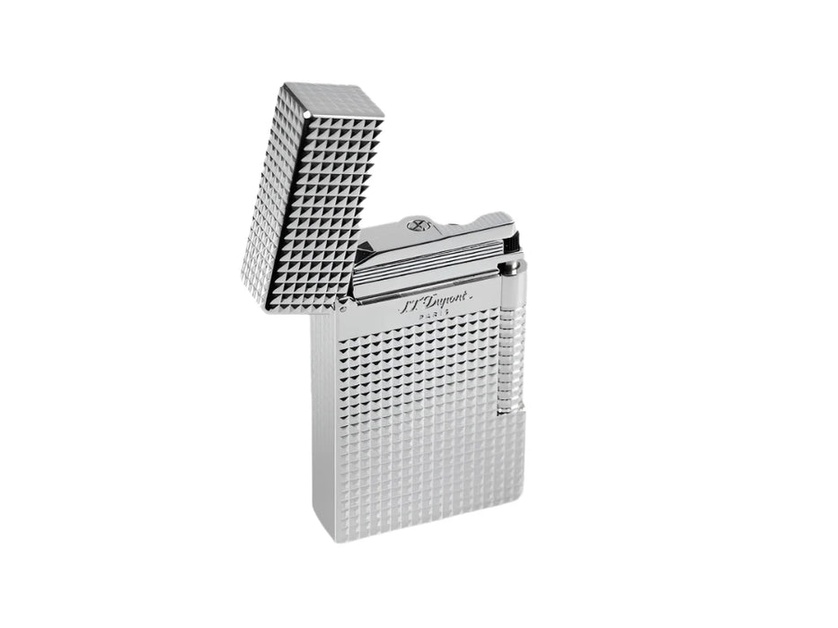 S.T. Dupont Le Grand Lighter-Palladium Diamond Head