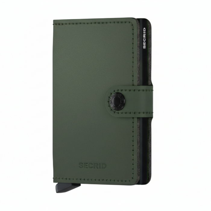 Secrid Mini Wallet Matte Green-Black