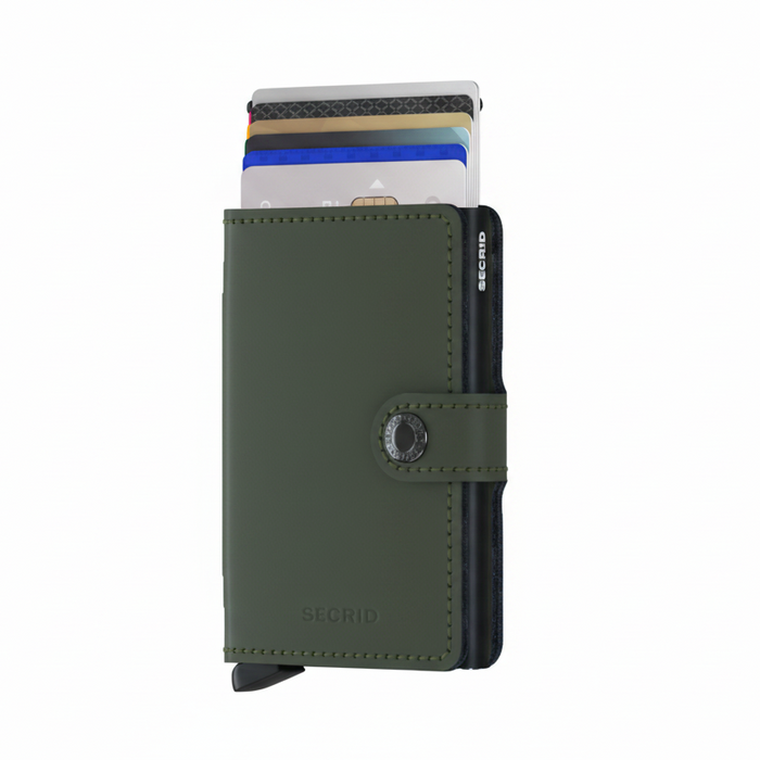 Secrid Mini Wallet Matte Green-Black