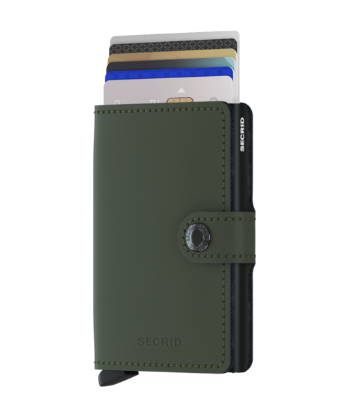 Secrid Mini Wallet Matte Green-Black