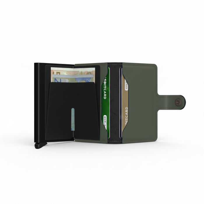 Secrid Mini Wallet Matte Green-Black