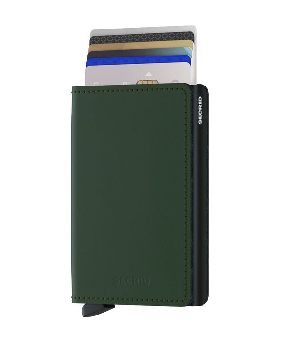 Secrid Slim Wallet Matte Green-Black