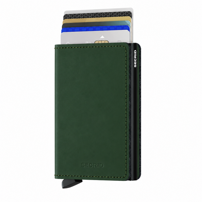 Secrid Slim Wallet Matte Green-Black