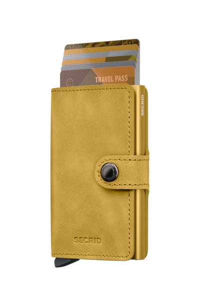 Secrid Mini Wallet Vintage Yellow