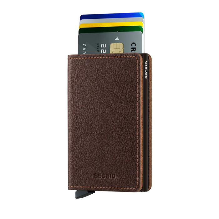 Secrid Slim Wallet Veg Espresso Brown