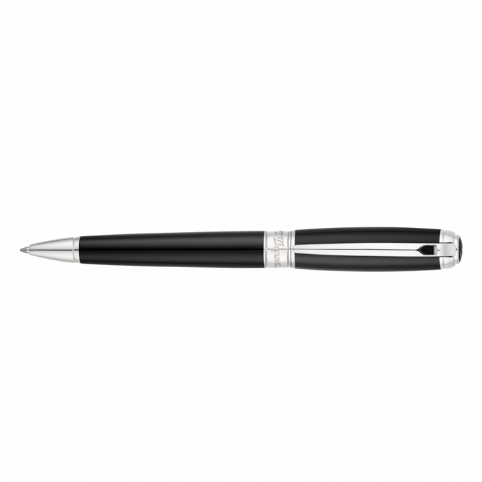 S. T. Dupont Line D Large Ballpoint Pen-Black/Palladium