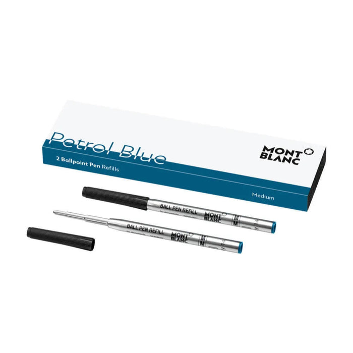 Montblanc Ballpoint Pen Refill Medium-Petrol Blue