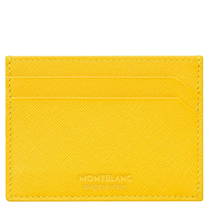 Montblanc Sartorial 5CC Pocket Card Holder-Yellow
