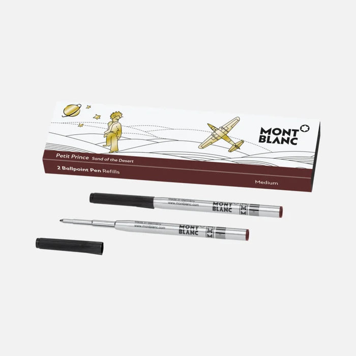 Montblanc Ballpoint Pen Refill Medium-Petit Prince Sand of the Desert