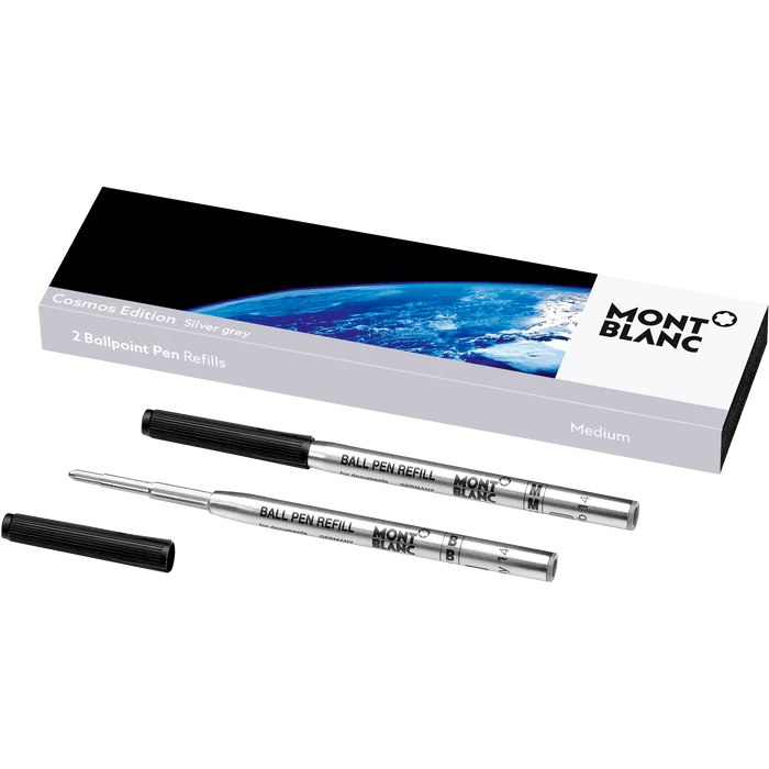 Montblanc Ballpoint Pen Refill Medium-Silver Grey Cosmos Edition