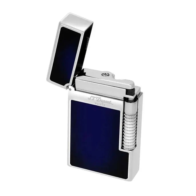 S.T. Dupont Le Grand Lighter-Blue Lacquer & Palladium
