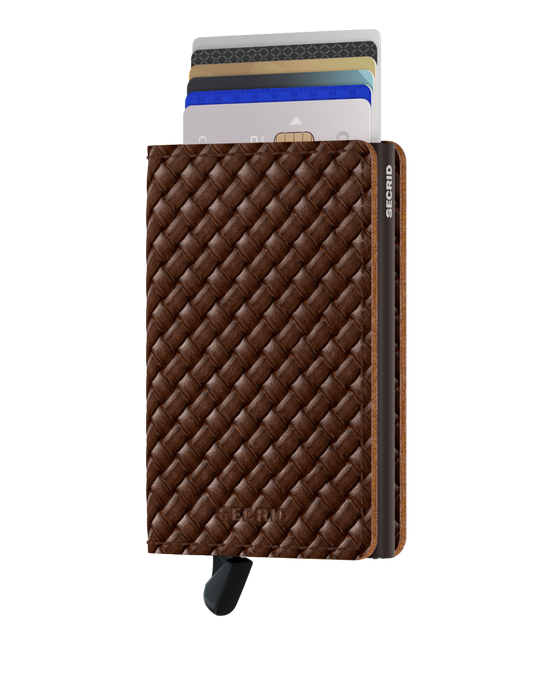 Secrid Slim Wallet Basket Brown