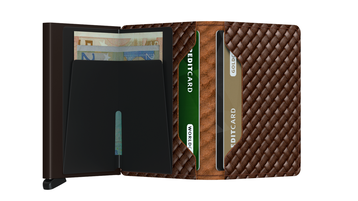 Secrid Slim Wallet Basket Brown