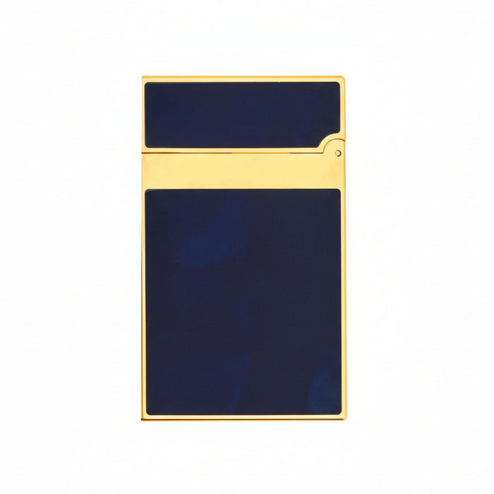 S.T. Dupont Ligne 2 Lighter-Blue Lacquer & Gold