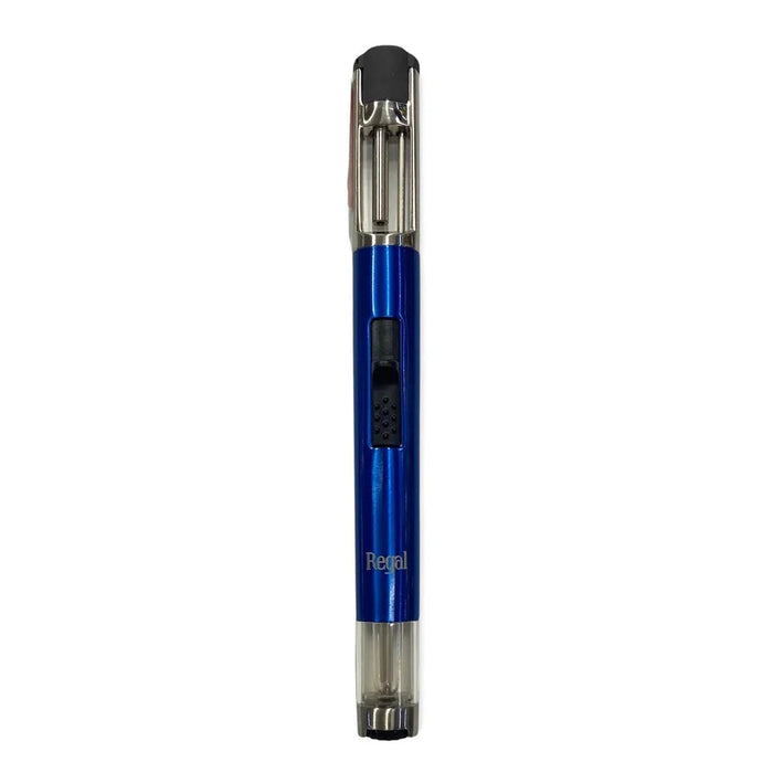 Regal Single Flame Stick Torch Lighter-Blue