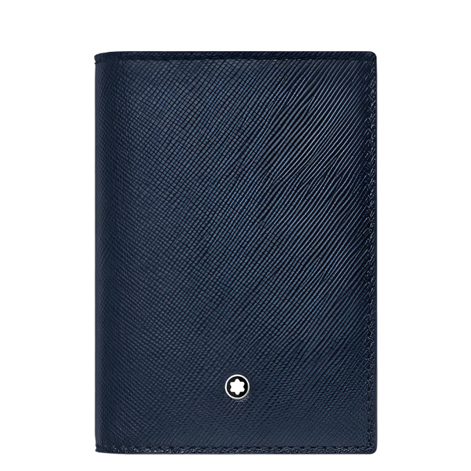Montblanc Sartorial Leather Business Card Holder-Blue