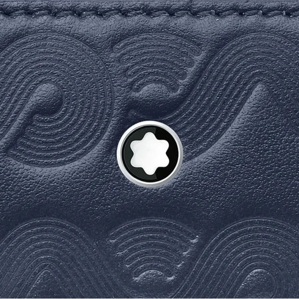 Montblanc Meisterstück 1-Pen Pouch Around the World in Eighty Days-Blue