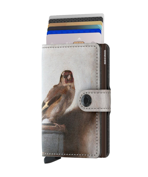 Secrid Mini Wallet Art: Goldfinch by Carel Fabritius-Mauritshuis Museum