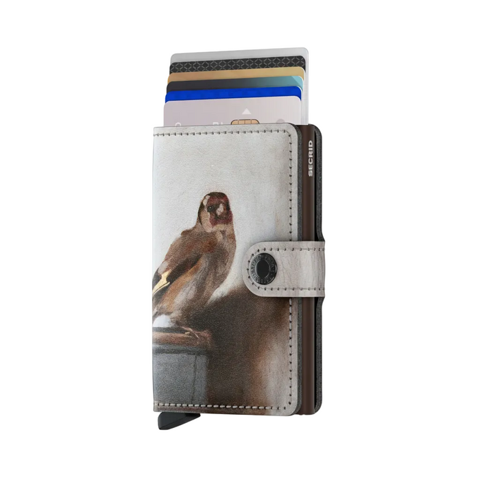 Secrid Mini Wallet Art: Goldfinch by Carel Fabritius-Mauritshuis Museum