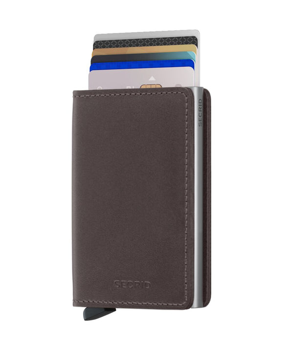 Secrid Slim Wallet Original Dark Brown