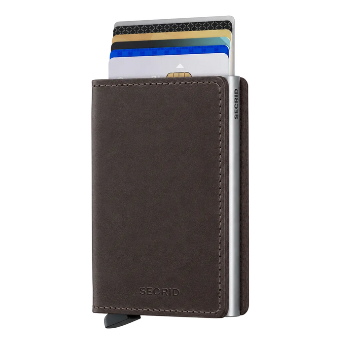 Secrid Slim Wallet Original Dark Brown
