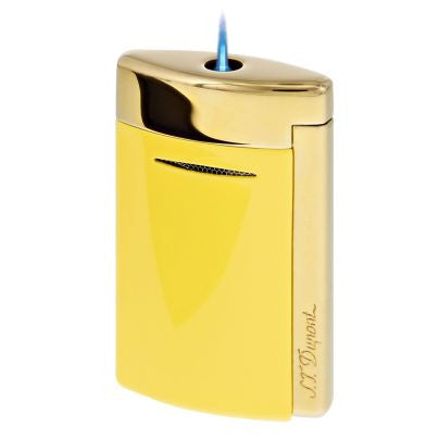 S.T. Dupont Minijet Lighter-Vanilla & Yellow Gold