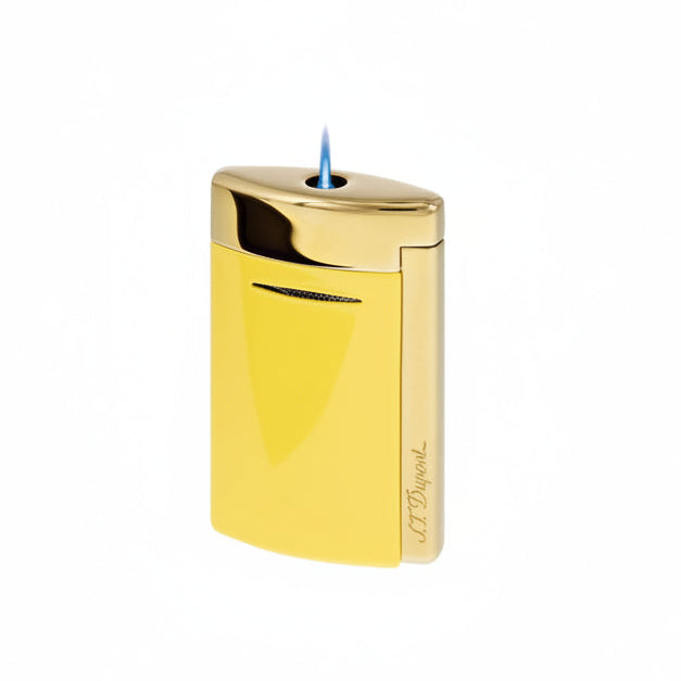 S.T. Dupont Minijet Lighter-Vanilla & Yellow Gold
