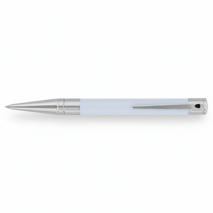 S.T. Dupont D-Initial Ballpoint Pen-Pastel Blue and Chrome