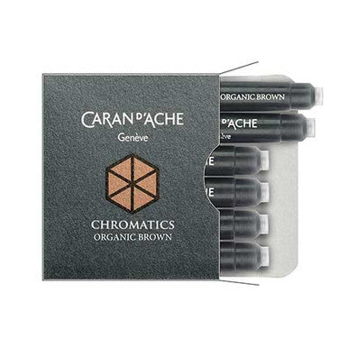 Caran d'Ache Chromatics Organic Brown Ink refills. Ident. No. Caran d'Ache 8021.049