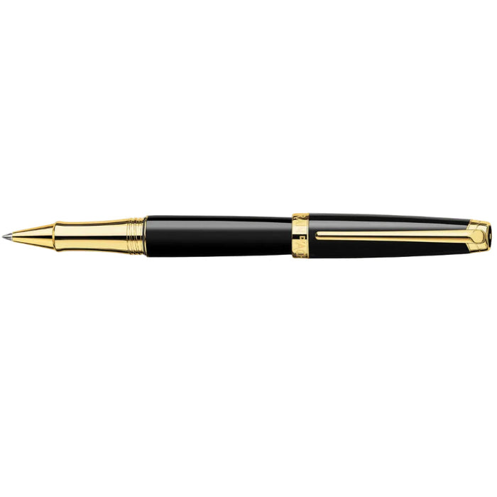 Caran d'Ache Léman Gold-Plated Ebony Black Rollerball Pen