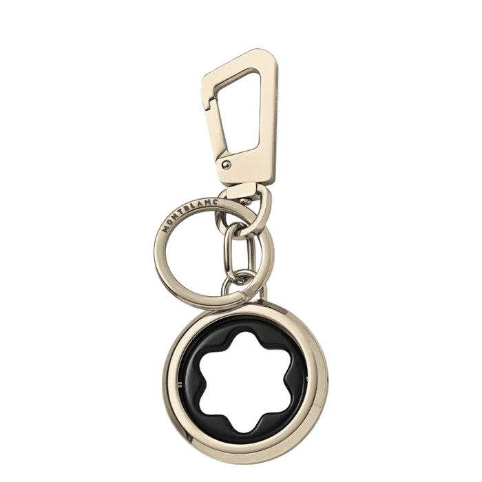 Montblanc Key Fob Meisterstück Spinning Emblem-Black and Gold