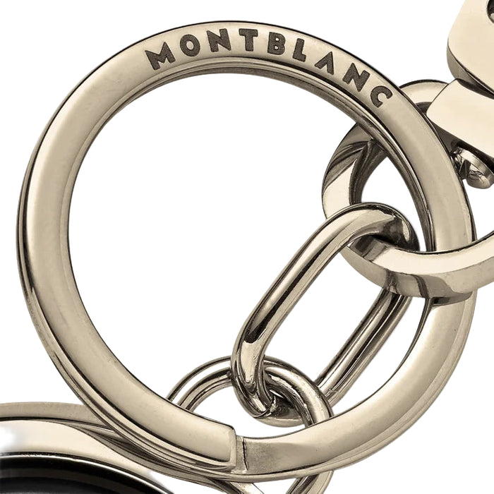 Montblanc Key Fob Meisterstück Spinning Emblem-Black and Gold