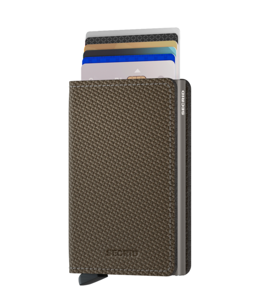 Secrid Slim Wallet Carbon Khaki