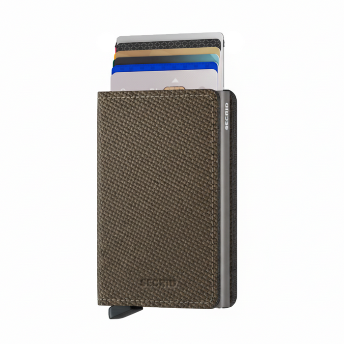 Secrid Slim Wallet Carbon Khaki