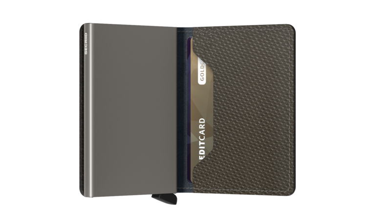 Secrid Slim Wallet Carbon Khaki