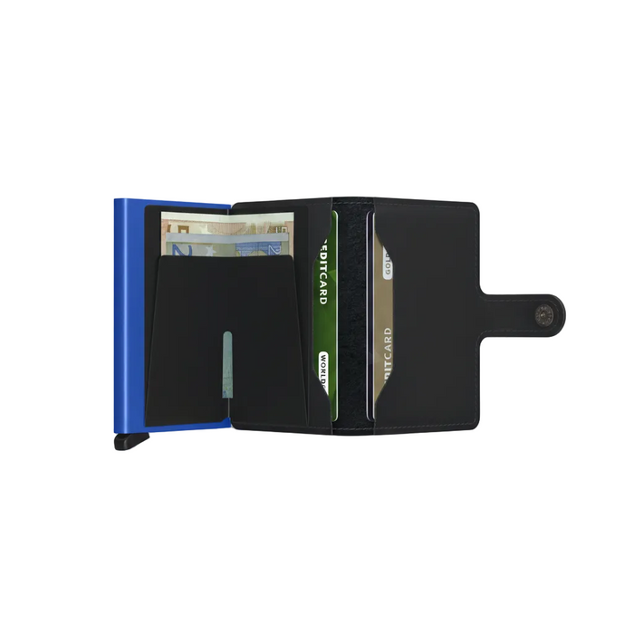Secrid Mini Wallet Matte Black-Blue