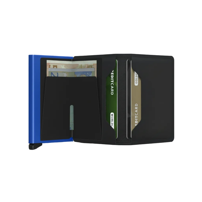 Secrid Slim Wallet Matte Black-Blue