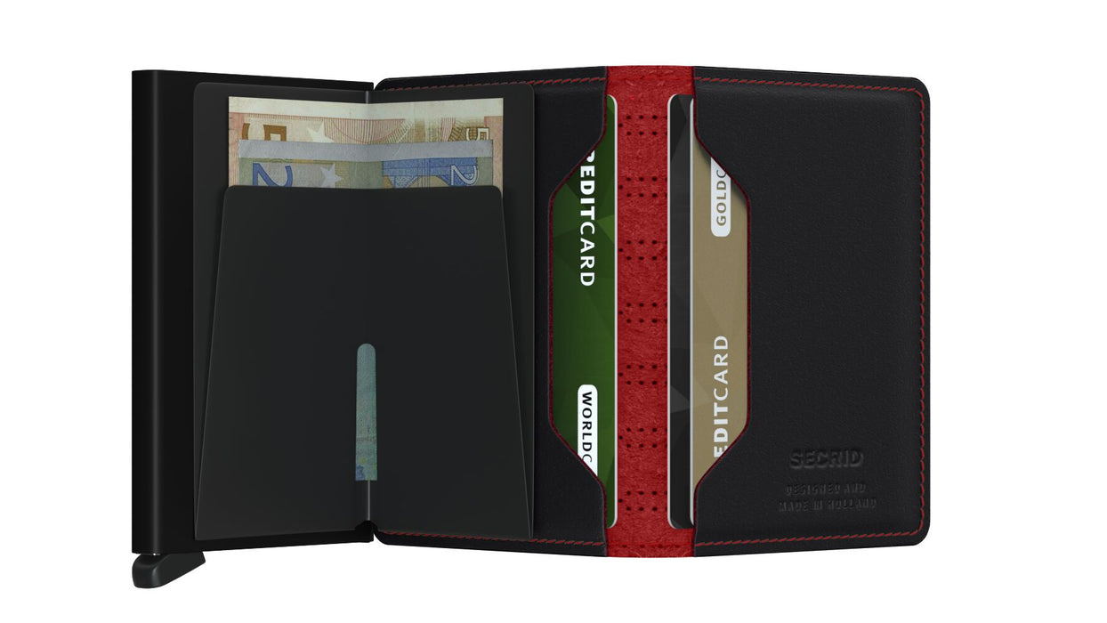 Secrid Slim Wallet Fuel Black-Red