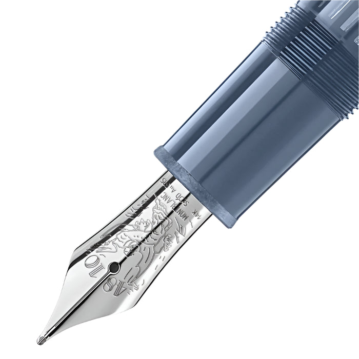 Montblanc Meisterstück 146 Glacier LeGrand Blue Fountain Pen