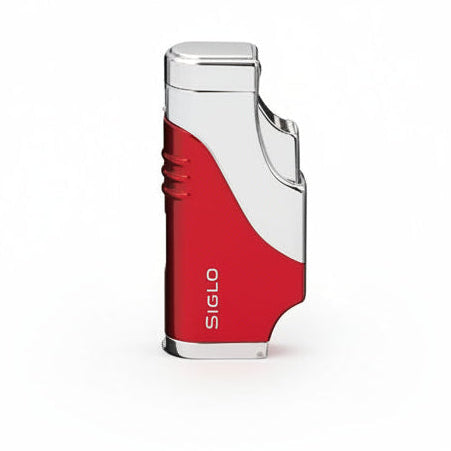 Siglo Triple Flame Lighter-Red