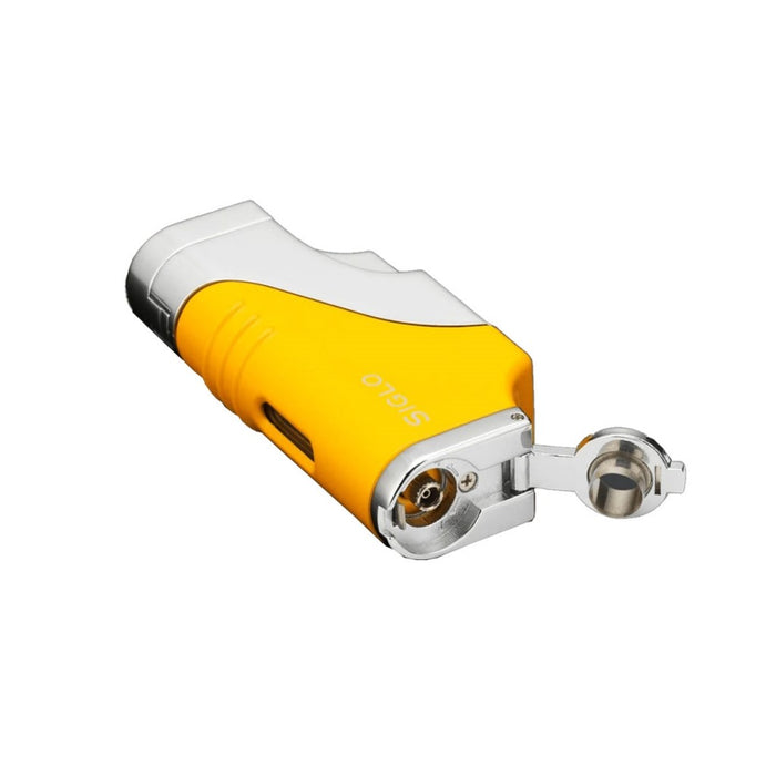 Siglo Triple Flame Lighter-Yellow